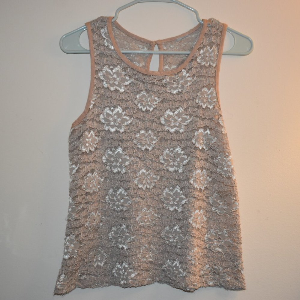 Floral Lace Tank Top